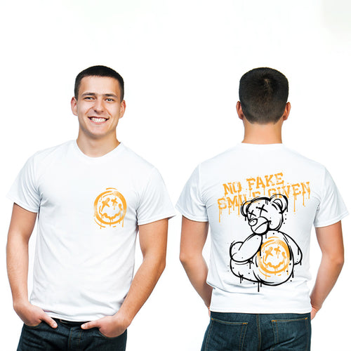 No fake smile given, Men's Half Sleeve Tshirt - FHMax.com