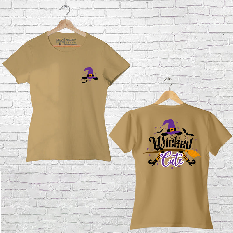 Wicked cute, Women Half Sleeve T-shirt - FHMax.com