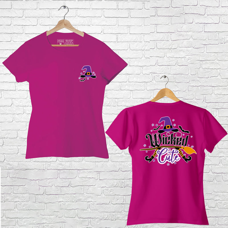 Wicked cute, Women Half Sleeve T-shirt - FHMax.com