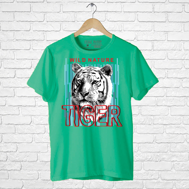 "TIGER", Men's Half Sleeve T-shirt - FHMax.com