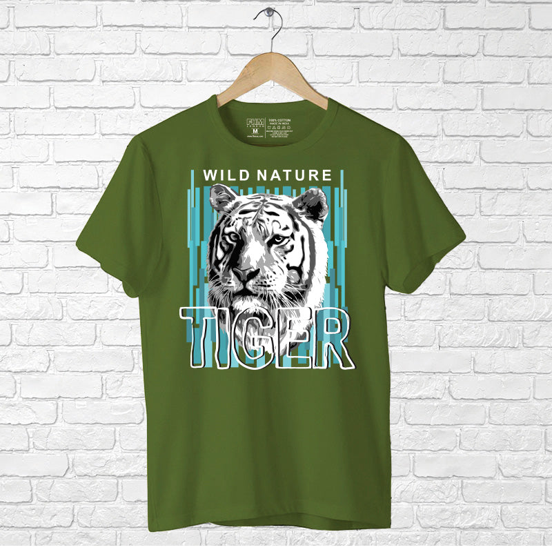 "TIGER", Men's Half Sleeve T-shirt - FHMax.com