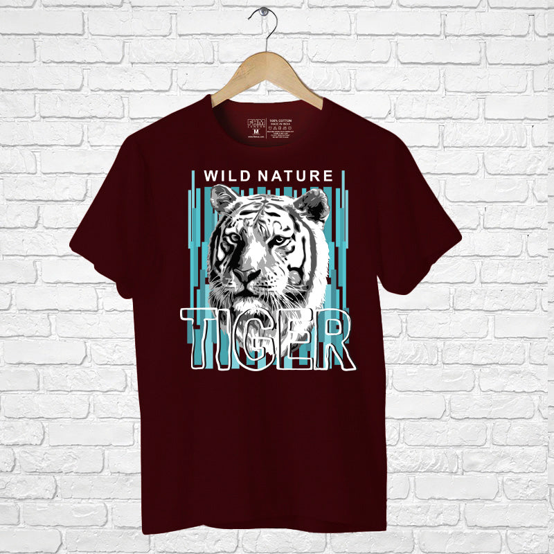 "TIGER", Men's Half Sleeve T-shirt - FHMax.com