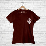 "HEART", Women Half Sleeve T-shirt - FHMax.com