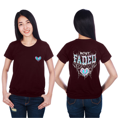 Never Faded, Women Half Sleeve Tshirt - FHMax.com