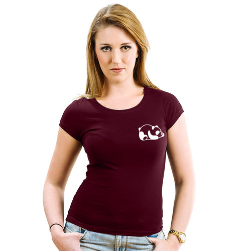 "PANDA", Women Half Sleeve T-shirt - FHMax.com