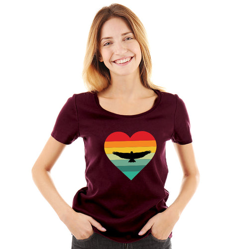 Pride heart, Women Half Sleeve T-shirt - FHMax.com