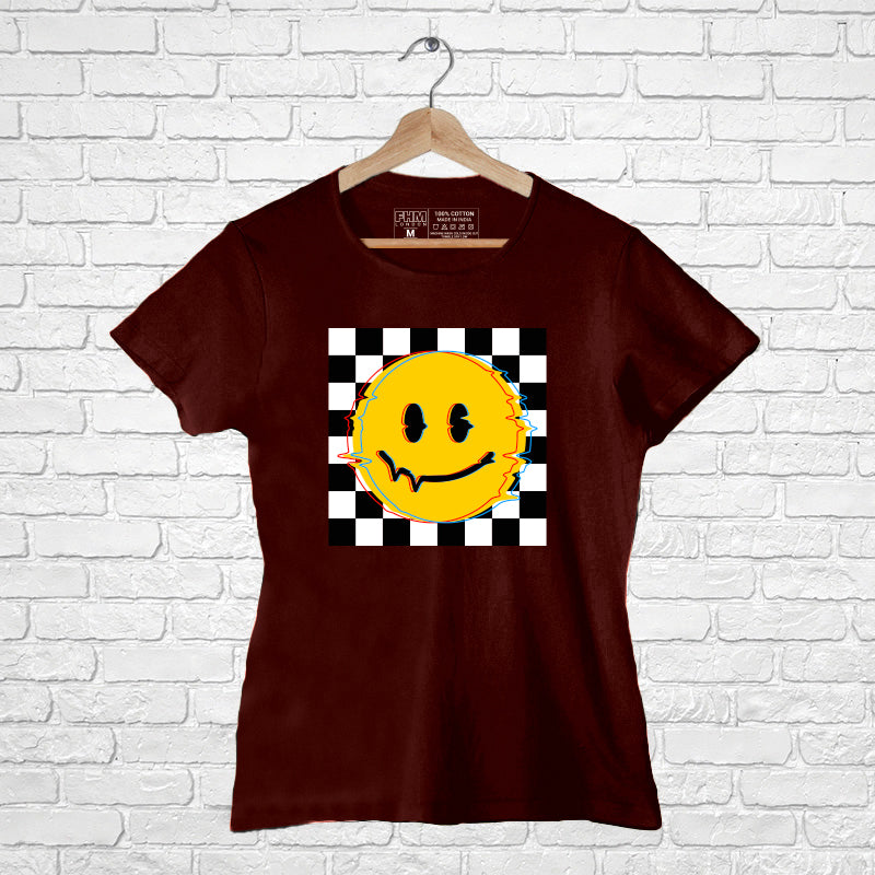 "SMILE", Women Half Sleeve T-shirt - FHMax.com