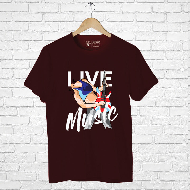 "LIVE MUSIC", Boyfriend Women T-shirt - FHMax.com