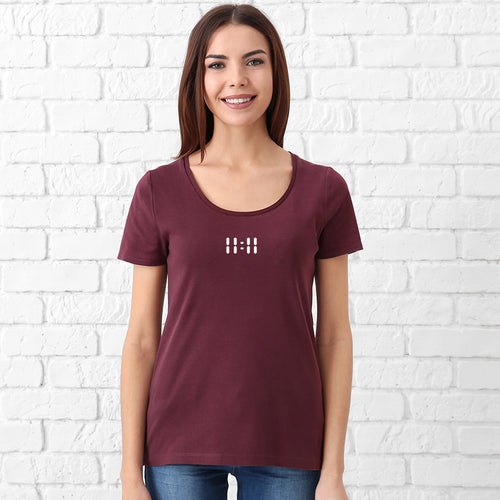 Digital Clock, Women Half Sleeve T-shirt - FHMax.com