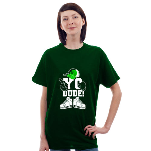 "YO DUDE", Boyfriend Women T-shirt - FHMax.com