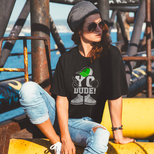 "YO DUDE", Boyfriend Women T-shirt - FHMax.com