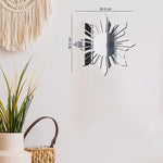 Abstract Sun flame, Acrylic Mirror wall art - FHMax.com
