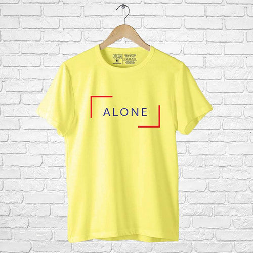 Alone, Men's Half Sleeve Tshirt - FHMax.com