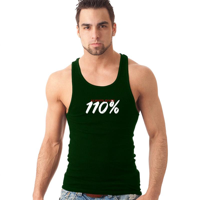 Always Gives 110%, Men's Vest - FHMax.com