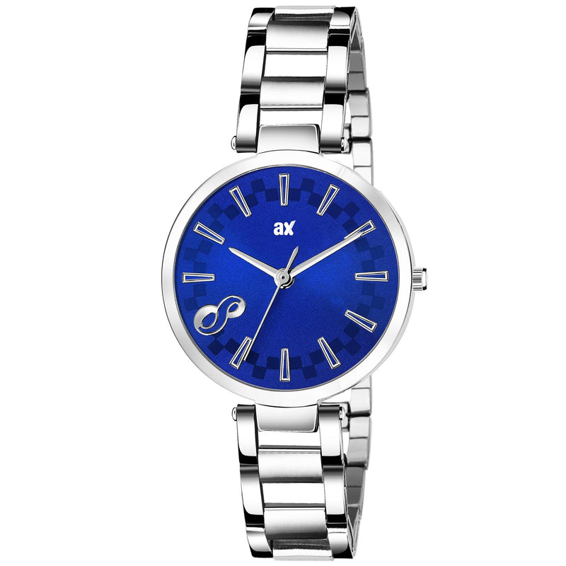 Analog Blue dial With Black strap Women watch - FHMax.com