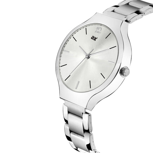 Analog Silver dial With Silver strap Women watch - FHMax.com