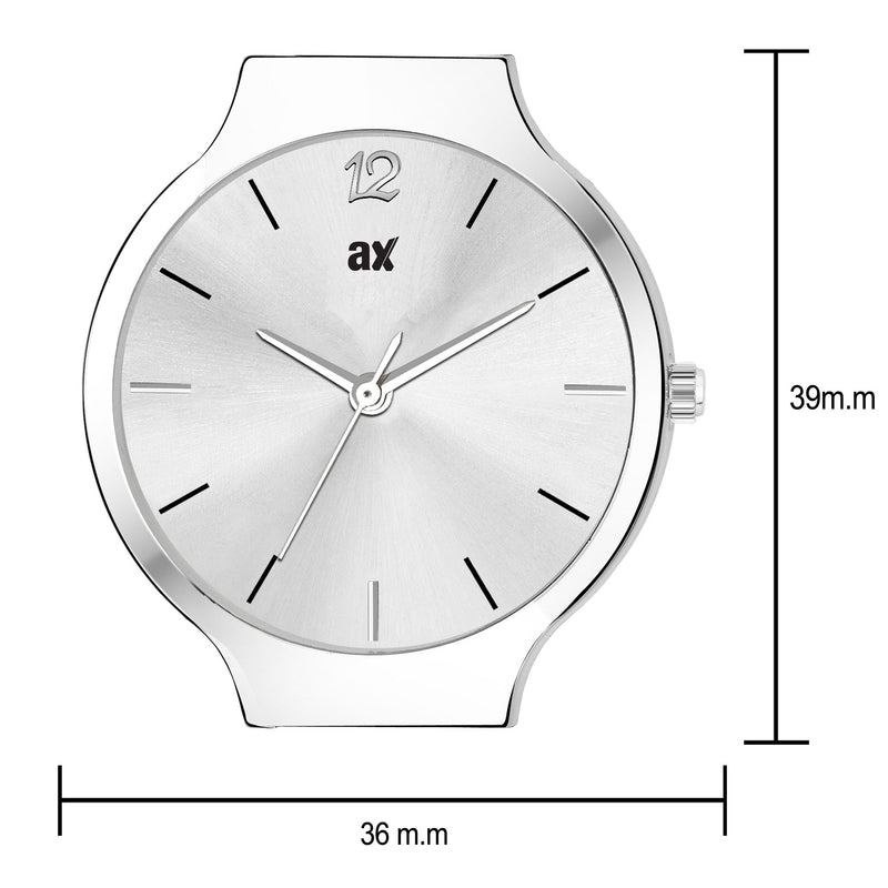 Analog Silver dial With Silver strap Women watch - FHMax.com