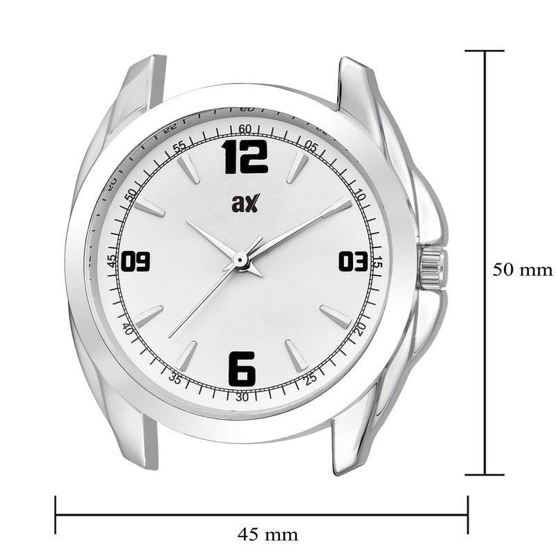 Analog White Dial with brown strap Men Watch - FHMax.com