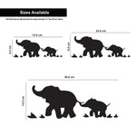 Baby elephant with Mother, Acrylic Mirror wall art - FHMax.com