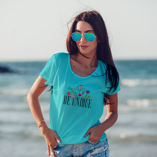 Be Unique, Women Half Sleeve Tshirt - FHMax.com