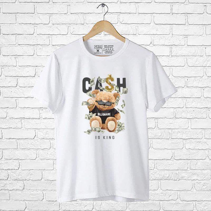 Billionaire Teddy, Men's Half Sleeve T-shirt - FHMax.com