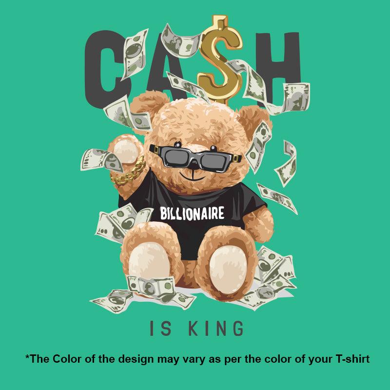 Billionaire Teddy, Men's Half Sleeve T-shirt - FHMax.com