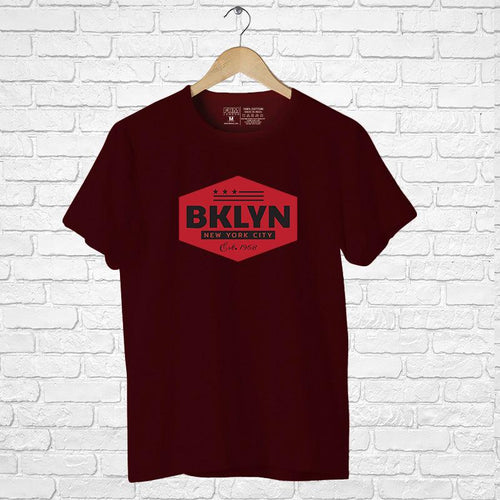 BKLYN, Men's Half Sleeve Tshirt - FHMax.com