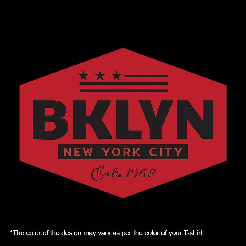 BKLYN, Men's Half Sleeve Tshirt - FHMax.com