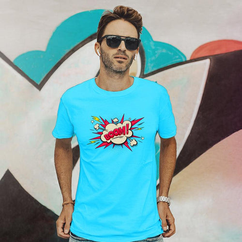 Boom!, Men's Half Sleeve Tshirt - FHMax.com