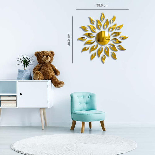 Bright Sun Flame, Acrylic Mirror wall art - FHMax.com