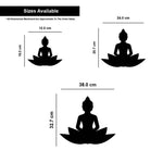 Buddha on Lotus, Acrylic Mirror wall art - FHMax.com