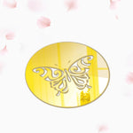 Butterfly Acrylic Mirror Coaster  (2+ MM) - FHMax.com