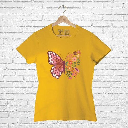 Butterfly, Women Half Sleeve Tshirt - FHMax.com