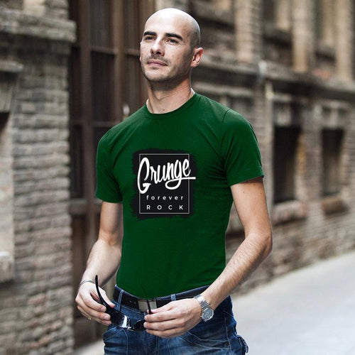 Crunge  Forever Rock, Men's Half Sleeve Tshirt - FHMax.com