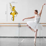 Dancing Girl, Acrylic Mirror wall art - FHMax.com
