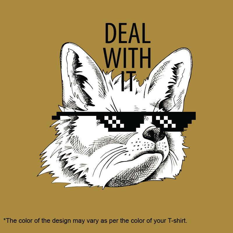 Deal With, Men's Half Sleeve Tshirt - FHMax.com