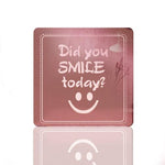 Do You Smile Today? Acrylic Mirror Coaster  (2+ MM) - FHMax.com