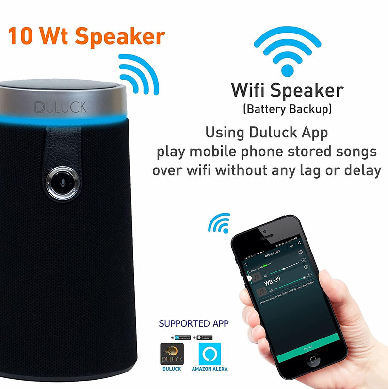 Duluck Black Beauty Smart Speaker (L-2018) - FHMax.com