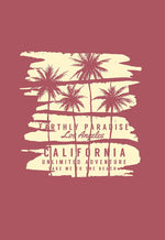 Earthly Paradise Los Angeles, Men's Half Sleeve  Tshirt - FHMax.com