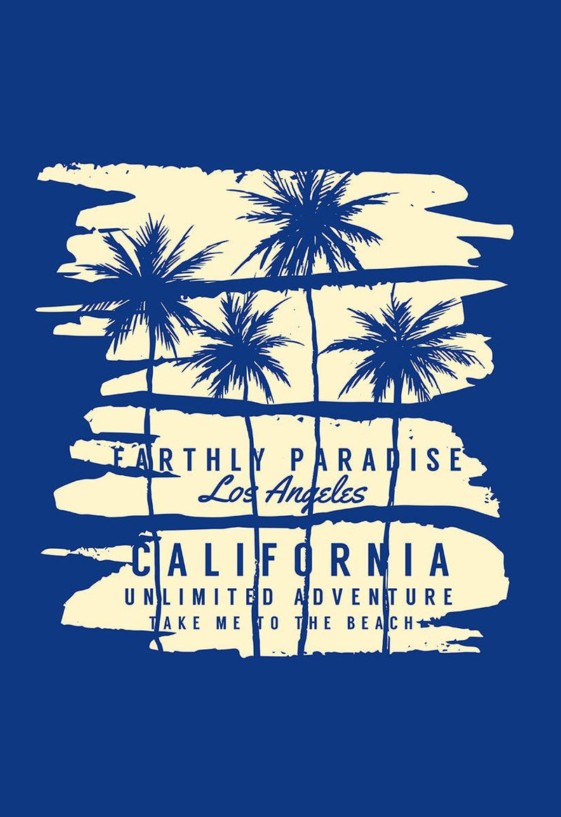 Earthly Paradise Los Angeles, Men's Half Sleeve Tshirt - FHMax.com