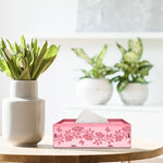 Engraved Rose Creeper, One Acrylic Mirror tissue box with 100 X 2 Ply tissues (2+ MM) - FHMax.com