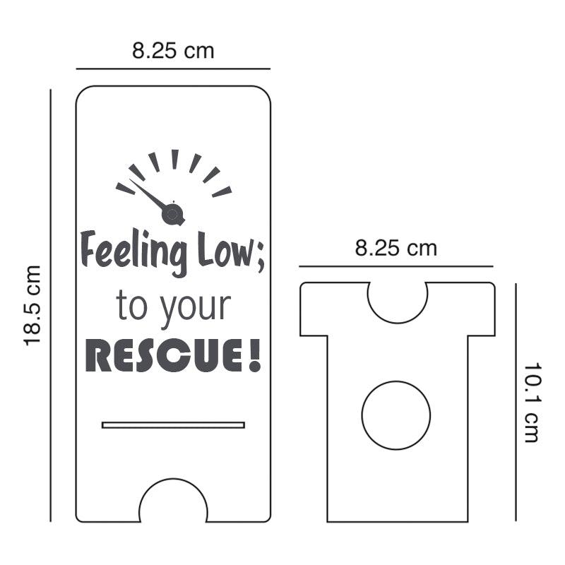 Feeling Low; to your Rescue!, Reflective Acrylic Mobile Phone stand - FHMax.com