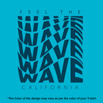 "FEEL THE WAVE", Boyfriend Women T-shirt - FHMax.com