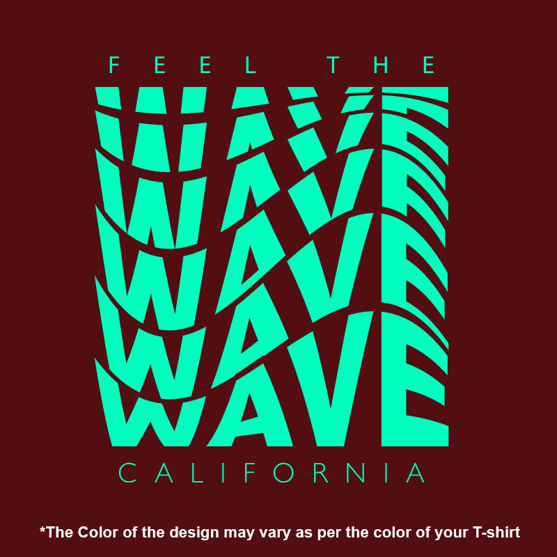 "FEEL THE WAVE", Boyfriend Women T-shirt - FHMax.com