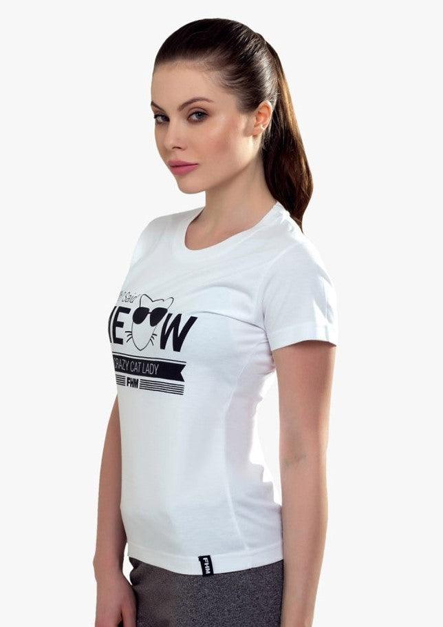 FHM Meow, Women Half Sleeve  Tshirt - FHMax.com
