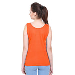 FHM Orange, Women Cotton Tank Top / Tshirt - FHMax.com