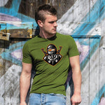 Fighter, Men's Half Sleeve Tshirt - FHMax.com
