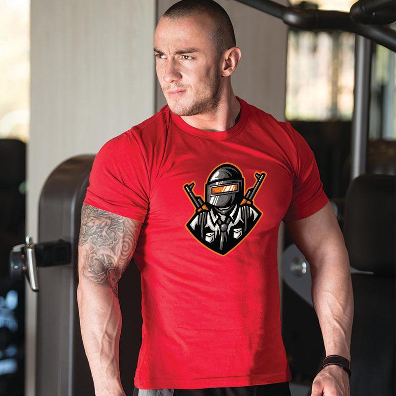 Fighter, Men's Half Sleeve Tshirt - FHMax.com
