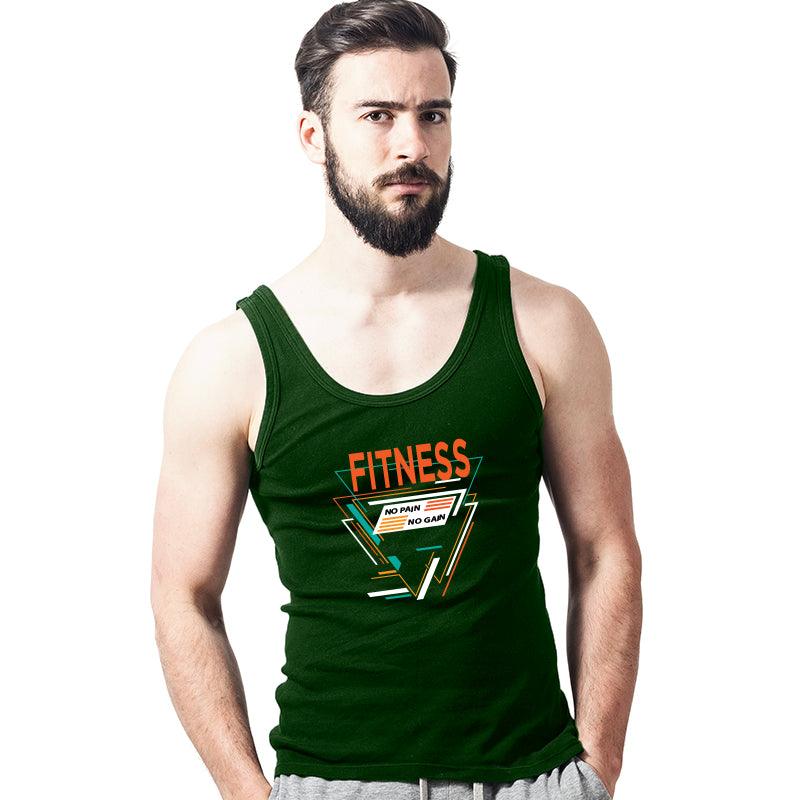 Fitness No Pain No Gain, Men's Vest - FHMax.com