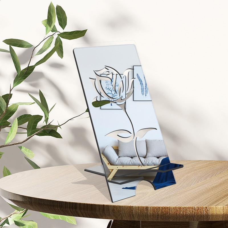Flower cutting Vector art, Reflective Acrylic Mobile Phone stand - FHMax.com